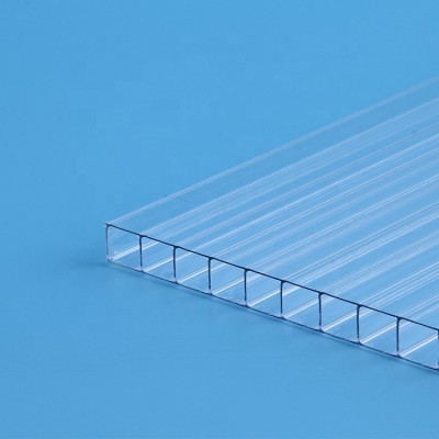 Custom Made 6mm 8mm 10mm Transparent Plastic PC Hollow Sheet for Office Partition